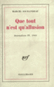 Couverture Que tout n'est qu'allusion (Marcel Jouhandeau)
