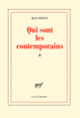 Couverture Qui sont les contemporains (Jean Ristat)