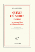 Couverture Quinze causeries en Chine ()