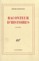 Couverture Raconteur d'histoires (Didier Daeninckx)