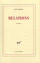 Couverture Relations (Jean Tortel)