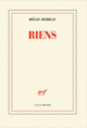 Couverture Riens (Régis Debray)