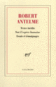 Couverture Robert Antelme (Robert Antelme,Collectif(s) Collectif(s))
