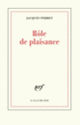 Couverture Rôle de plaisance (Jacques Perret)