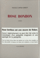 Couverture Rose bonbon (Nicolas Jones-Gorlin)