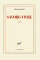 Couverture Savoir-vivre (Hédi Kaddour)