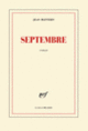 Couverture Septembre (Jean Mattern)