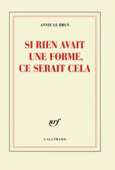 Couverture Si rien avait une forme, ce serait cela ()