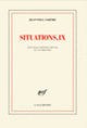 Couverture Situations (Jean-Paul Sartre)