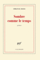 Couverture Sombre comme le temps (Emmanuel Moses)