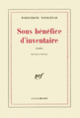 Couverture Sous bénéfice d'inventaire (Marguerite Yourcenar)