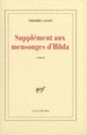 Couverture Supplément aux mensonges d'Hilda (Thierry Laget)