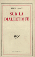Couverture Sur la dialectique ()