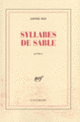 Couverture Syllabes de sable (Lionel Ray)