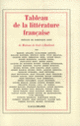 Couverture Tableau de la littérature française ( Anthologies,Collectif(s) Collectif(s))