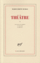 Couverture Théâtre (Marguerite Duras)