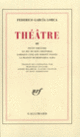 Couverture Théâtre (Federico García Lorca)