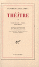 Couverture Théâtre (Federico García Lorca)