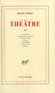 Couverture Théâtre (Roger Vitrac)
