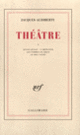 Couverture Théâtre (Jacques Audiberti)