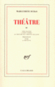 Couverture Théâtre (Marguerite Duras)