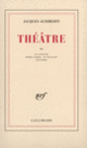 Couverture Théâtre (Jacques Audiberti)