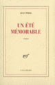 Couverture Un Été mémorable (Jean Pérol)