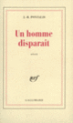 Couverture Un Homme disparaît (J.-B. Pontalis)
