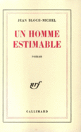Couverture Un homme estimable ()