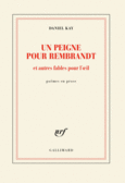 Couverture Un peigne pour Rembrandt et autres fables pour l'œil ()