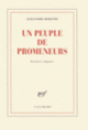 Couverture Un peuple de promeneurs (Alexandre Romanès)