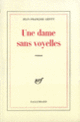 Couverture Une dame sans voyelles (Jean-François Genty)