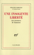 Couverture Une insolente liberté ()