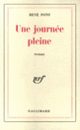 Couverture Une journée pleine (René Pons)
