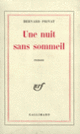 Couverture Une nuit sans sommeil (Bernard Privat)