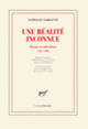 Couverture Une réalité inconnue (Nathalie Sarraute)