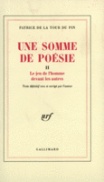 Couverture Une Somme de poésie ()