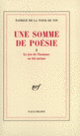 Couverture Une Somme de poésie (Patrice de La Tour du Pin)