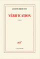 Couverture Vérification (Judith Brouste)