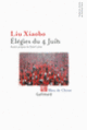Couverture Élégies du 4 Juin ( Liu Xiaobo)