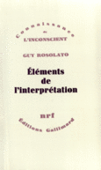 Couverture Éléments de l'interprétation ()