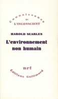 Couverture L'environnement non humain ()