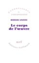 Couverture Le corps de l'œuvre (Didier Anzieu)