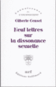 Couverture Neuf lettres sur la dissonance sexuelle (Gilberte Gensel)