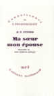 Couverture Ma sœur, mon épouse (H.F. Peters)