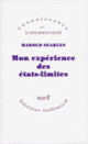 Couverture Mon expérience des états-limites (Harold Searles)