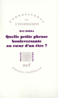 Couverture Quelle petite phrase bouleversante au cœur d'un être? ()