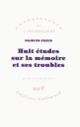 Couverture Huit études sur la mémoire et ses troubles (Sigmund Freud)
