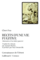 Couverture Récits d'une vie fugitive ( Chen Fou)