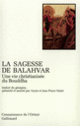 Couverture La Sagesse de Balahvar ( Anonymes)